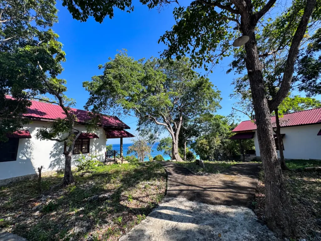 two beachfront Bungalows